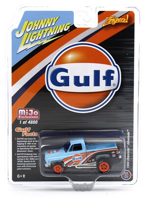 JOHNNY LIGHTNING ミニカー　ガルフ 2種　MIJO 2022 Johnny Lightning MiJo *GULF* 1980 Chevy Silverado