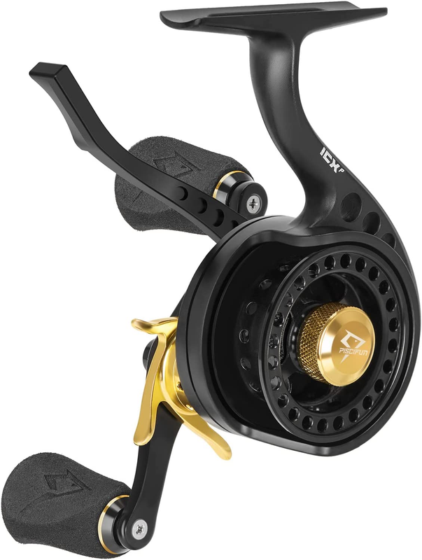 Freespool Ice Fishing Reel Smooth Strength Aluminum Shielded Ball Bearings 2.6:1