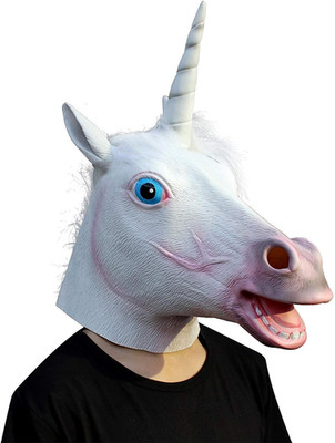 Creepyparty Festa in Costume Di Halloween Maschera in Lattice a Testa Di Animale