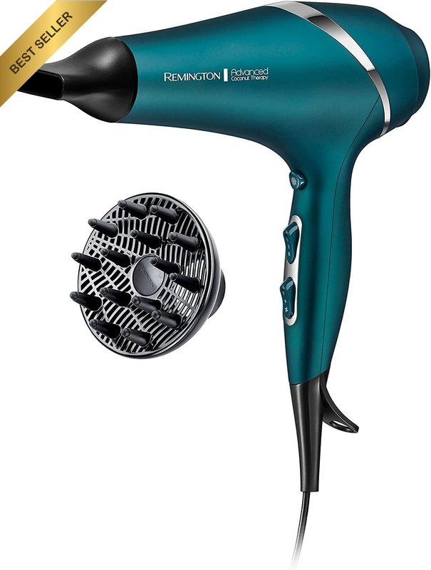 Coconut Therapy 2300W Ionic Hair Dryer Heat Sensor Concentrator