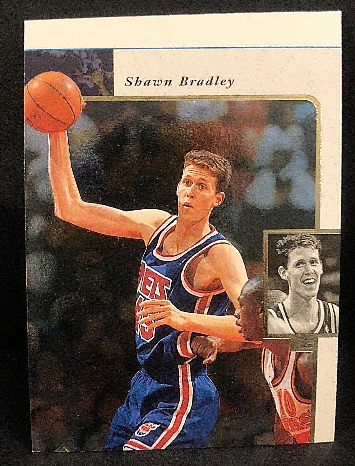 Shawn Bradley 1995-96 Upper Deck SP Basketball NBA Error