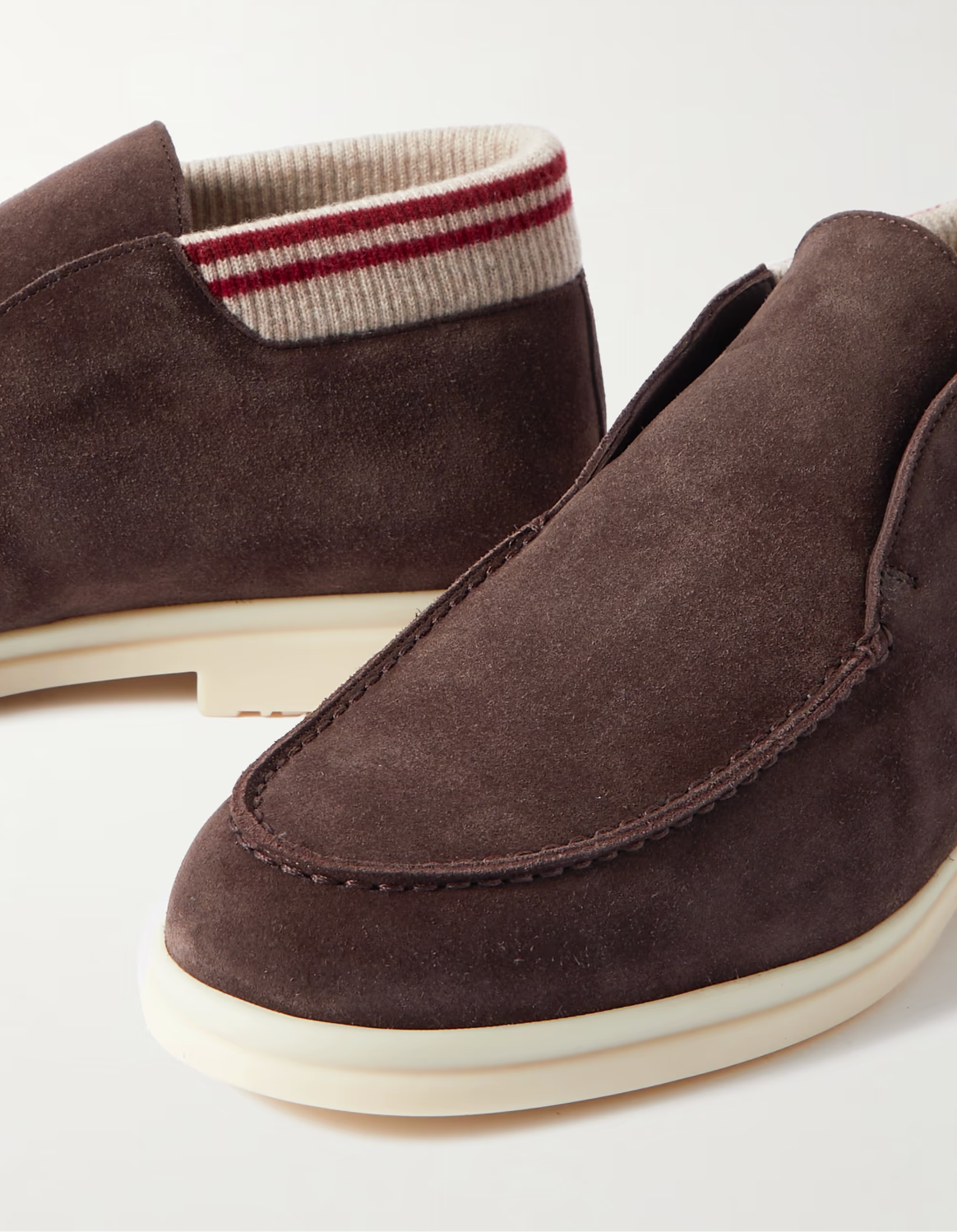 LORO PIANA LORO PIANA OPEN WINTERY WALK CHUKKA BOOTS SHOES SCHUHE CASHMERE SUEDE SNEAKERS