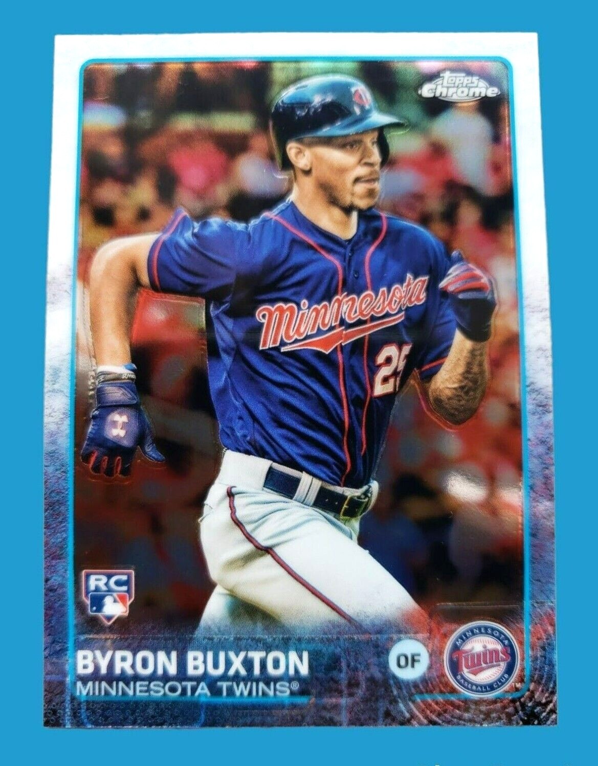 ToppsChrome2015 203 BYRON BUXTON RC ルーキー 2015 Topps Chrome #203 BYRON BUXTON SP Rookie RC Minnesota