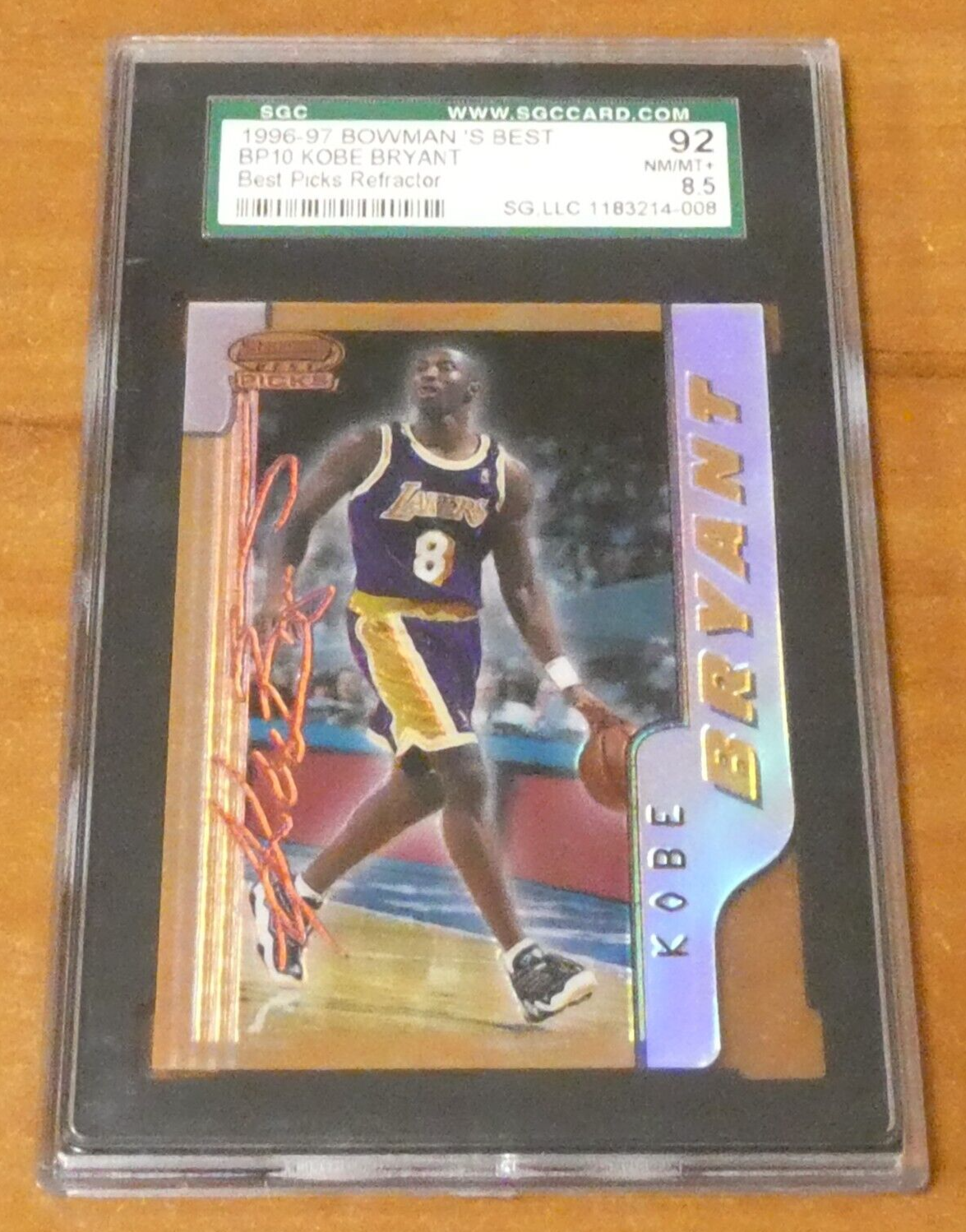 【おまけ付】 BP10 Best Bowman's 1996-97 Kobe Picks Best RC Bryant その他