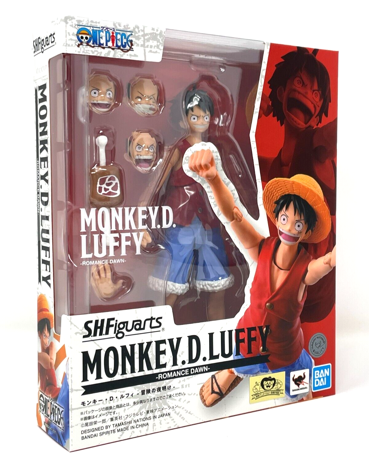 コミック・アニメ SHFiguarts MONKEY.D.LUFFY - ROMANCE DAWN S.H.Figuarts ONE PIECE Monkey D. Luffy Romance Dawn TAMASHII