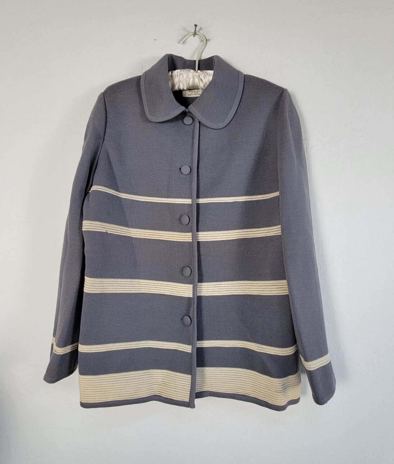 Vintage Marco Polo Womens Button Front Wool Sweater Cardigan