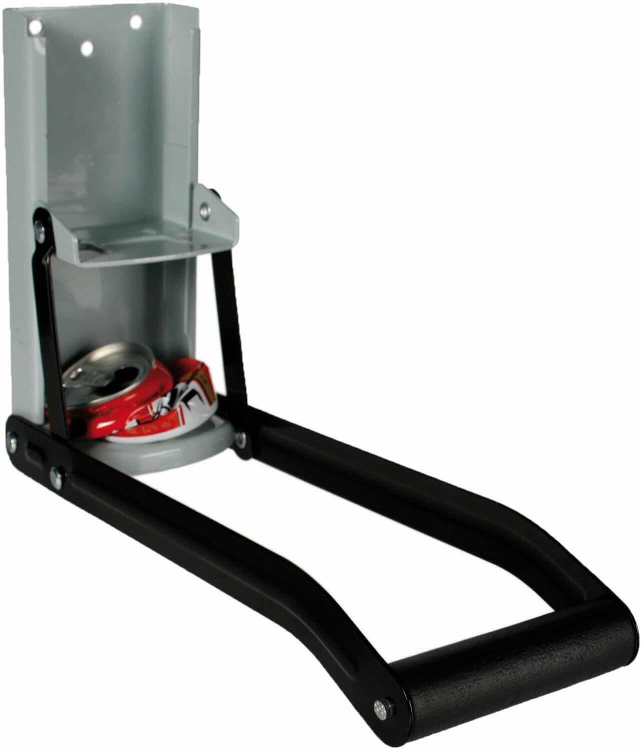 Wall Mounted Tin Can Crusher Heavy Duty Recycling Tool with Bottle