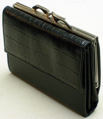 Schwarz Auto Schlüsselanhänger Kunstleder Inhaber Tasche Geldbörse Tasche CR