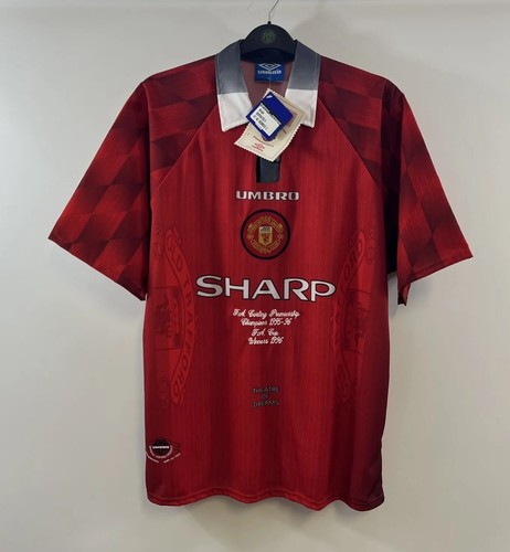 ウェア 96-98 Manchester United Vintage Uniform Vintage Umbro Manchester United Shirt 1996/98 MAN UTD Home