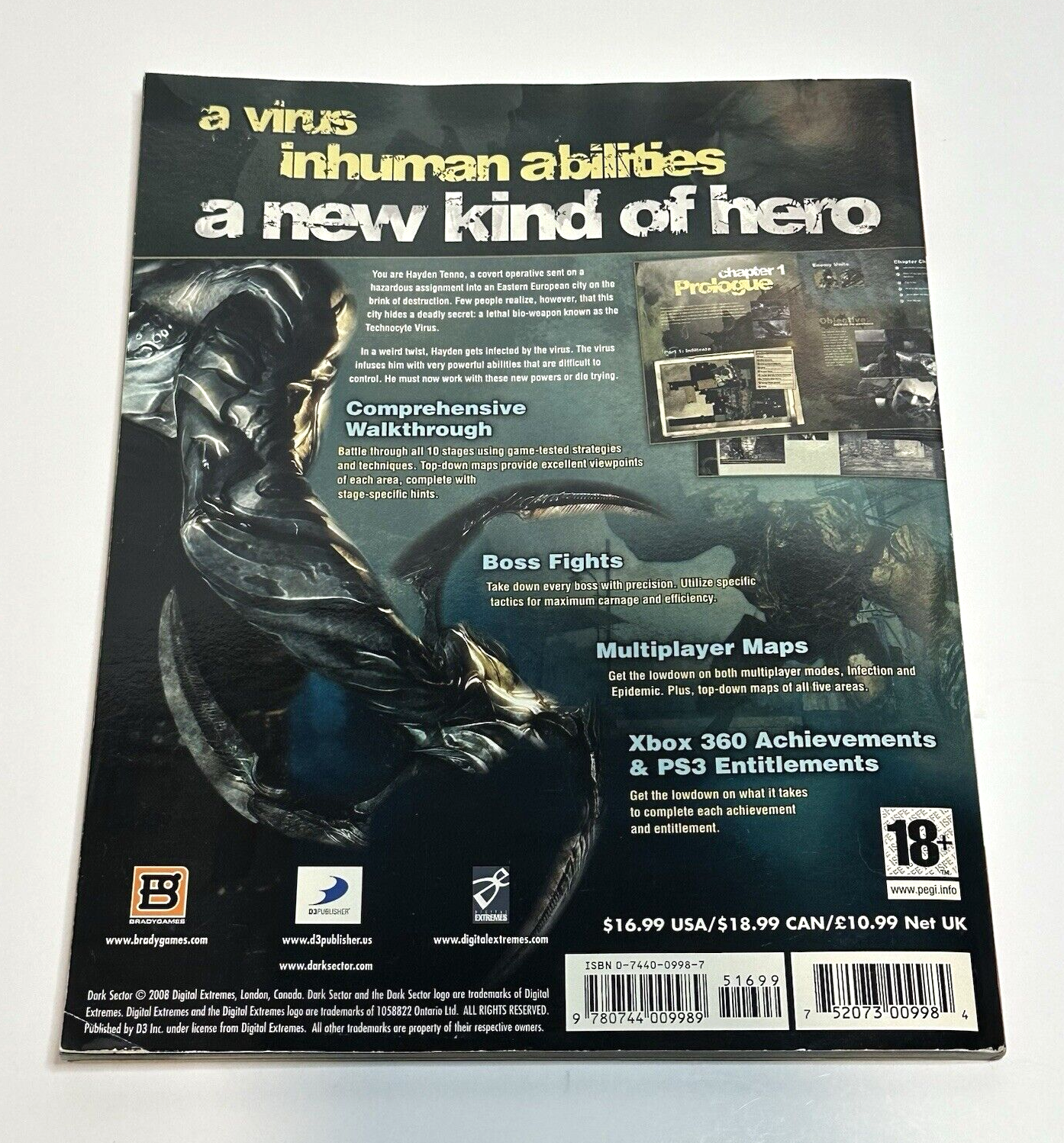 Dark Sector Official Brady Games Walkthrough Strategy Guide