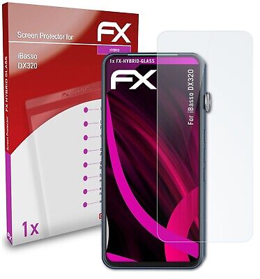 atFoliX Glass Protective Film for iBasso DX320 Glass Protector 9H Hybrid-Glass