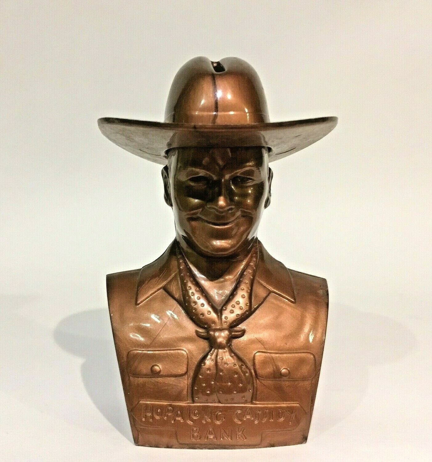 1950s Hopalong Cassidy Plastic Bank - NORTHWESTERN FEDERAL SAVINGS, Minneapolis