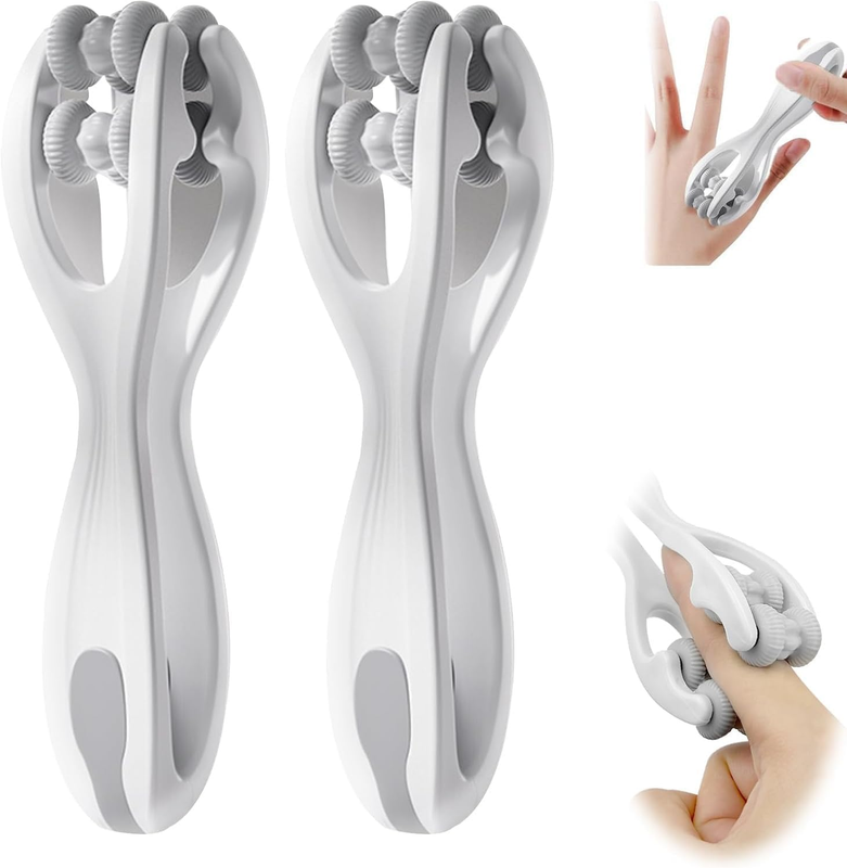 2-Pack Finger Massager for Arthritis Pain Relief – Hand & Thumb Massage Roller w