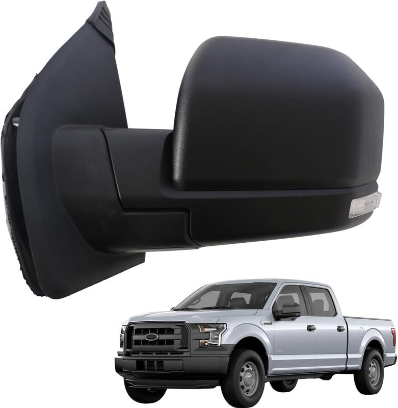 Left Driver Side Mirror 6Pin Power Heated Signal Lamp for Ford F150 2015-2020