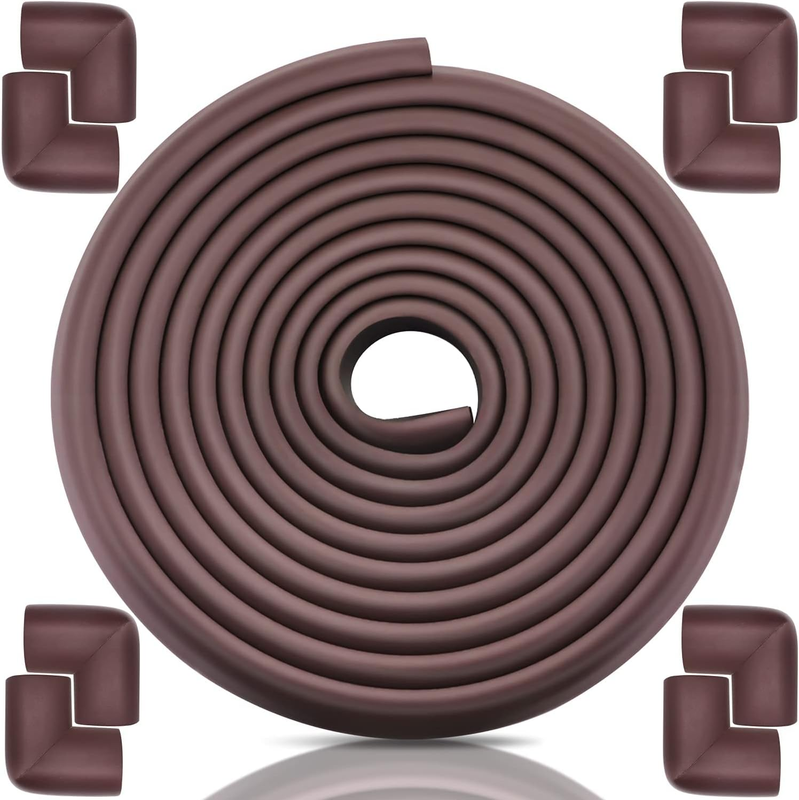 Baby Proofing Edge Corner Protectors for Furniture, 18Ft Edge + 8 Corners