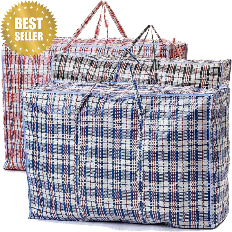 80Cm X 60Cm Strong and Durable Laundry Bags, Heavy Duty Moving Bags, Ideal for L