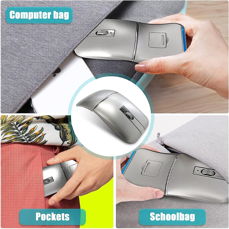 Wireless Mouse for Laptop, Bluetooth Mouse Wireless ARC Mouse, Computer Mouse Wi