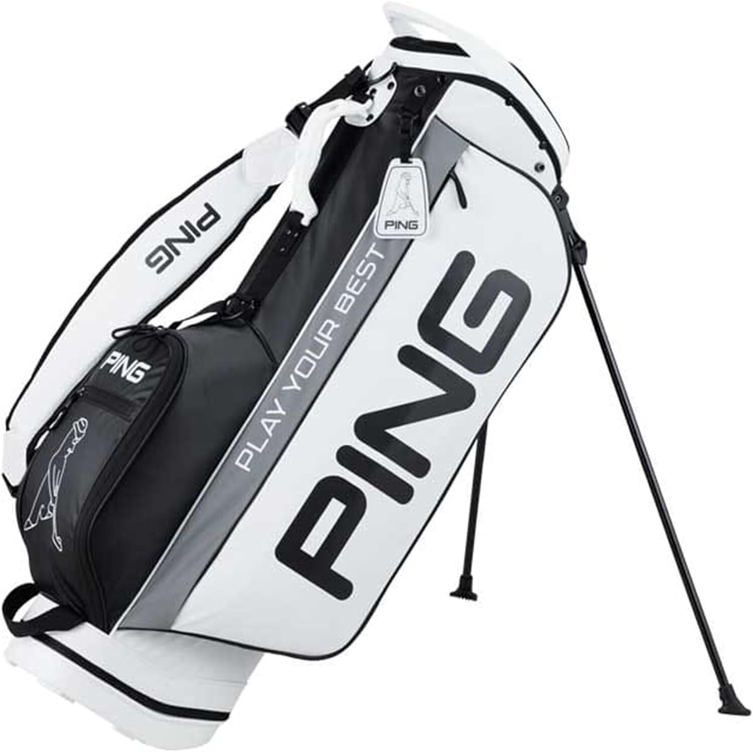 「高評価！」注目のレビュ PING Golf Men's Stand Caddy Bag LIGHT 9.5 x 47 inch 2.5kg ゴルフバッグ・キャディバッグ