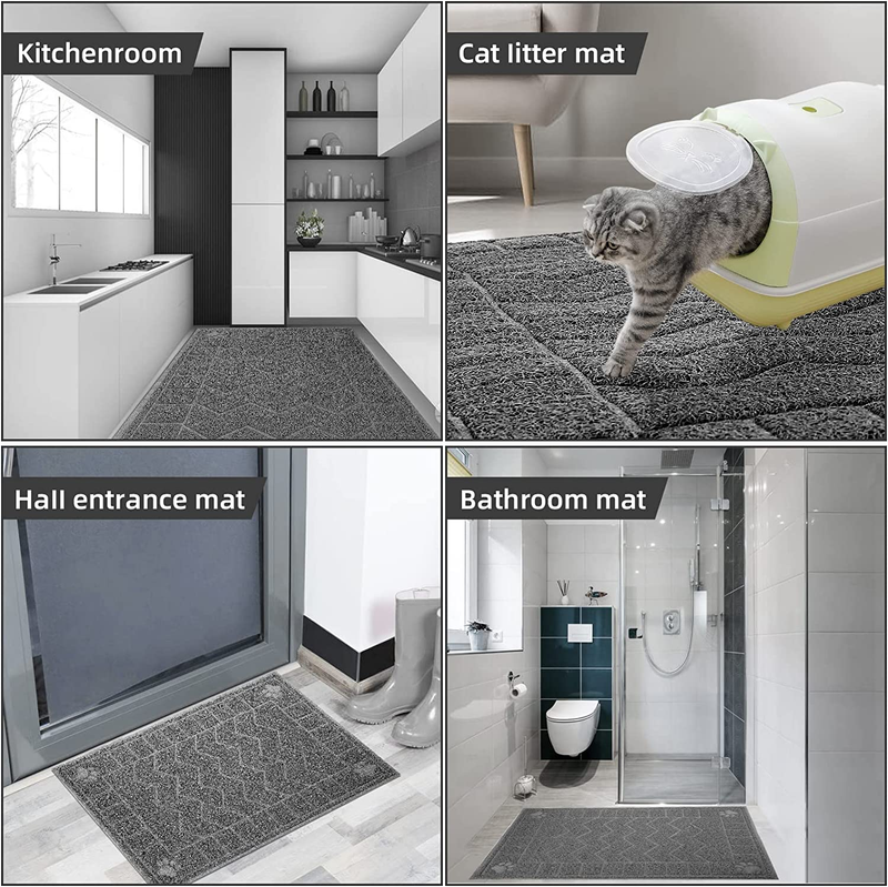 XL Large Cat Litter Box Mat Pad Pet Kitty Clean Easy Cleaning Floor Protecter