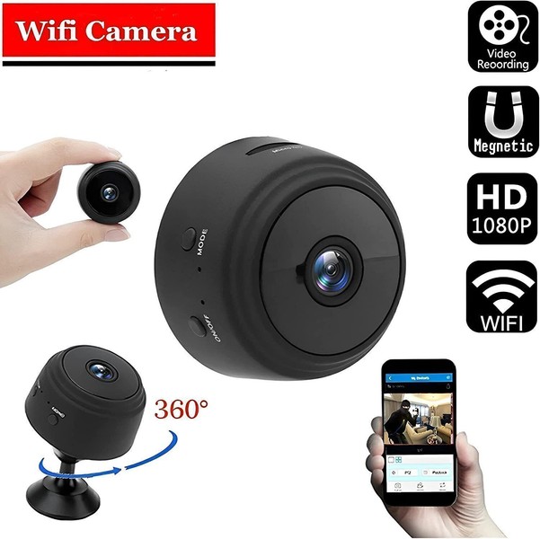 Mini Wireless Hidden Spy Camera Wifi IP Home Security 1080P HD Night Vision Cam - Image 311