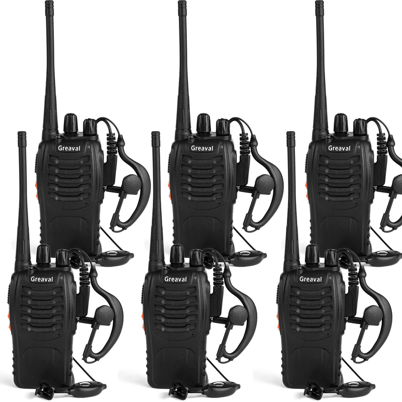 Rechargeable Two-way Radios With Earpiece, Wal