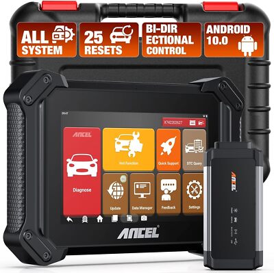 ANCEL V6 PRO+ Bidirectional Scan Tool OBD2 Diagnostic Code Reader Key Programmer
