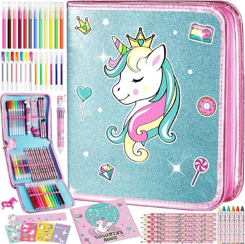 Set For Girls Age 5 6 7 8 9 10 Years Old, Unicorns Gifts For