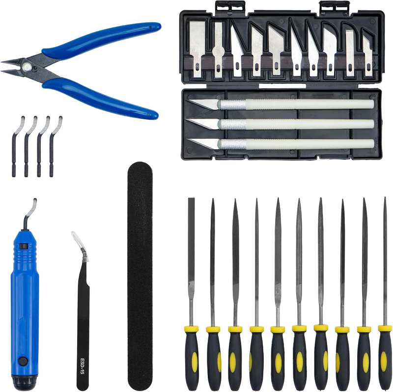 Deburring Tool Kit-Engraving Knife Carving Tool-32 Piece Set 3D Printing Model D