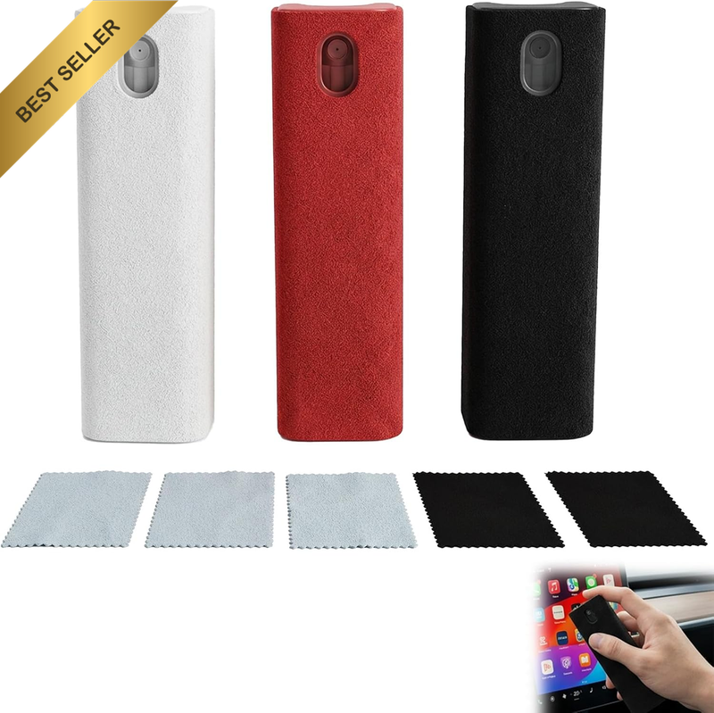 8 Pcs Screen Cleaner Spray Kit for Phone Touchscreen TV Car Display Laptop Table