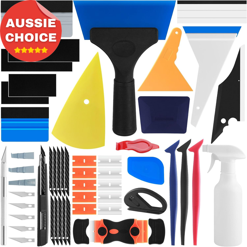 28 Pcs Car Window Tint Tools Vinyl Wrap Squeegee Kit Automotive Film
