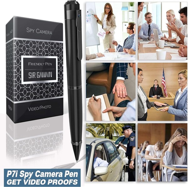 Friendly Pen Sir Gawain Surveillance Pen Nanny Cam Spy Pen Wireless Hidden Cam - Image 4