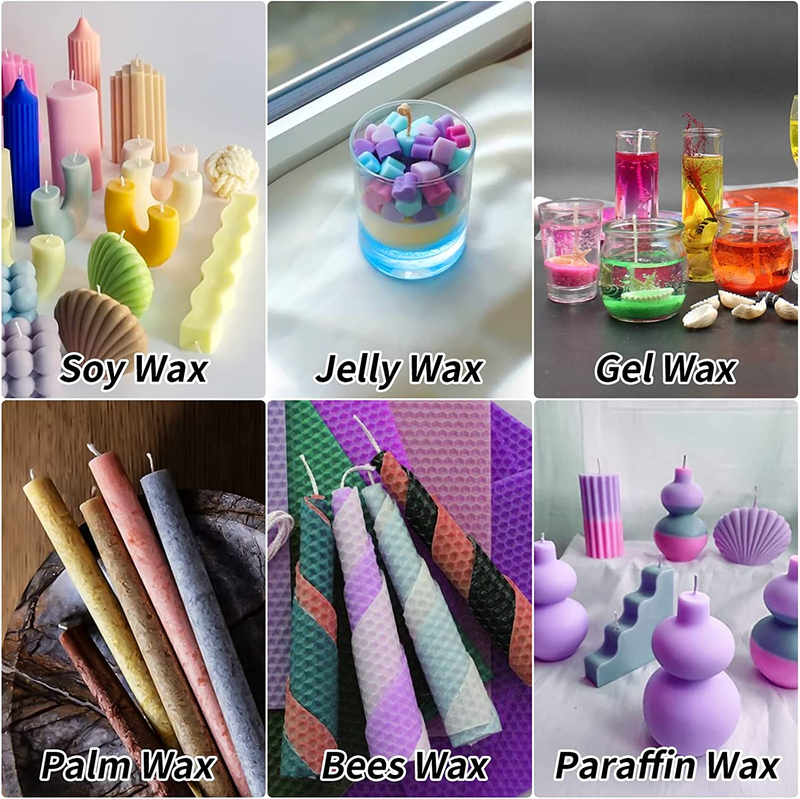 Candle Dye - 18 Colors Oil-Based Liquid Candle Dye for Candle Wax, Highly Concen