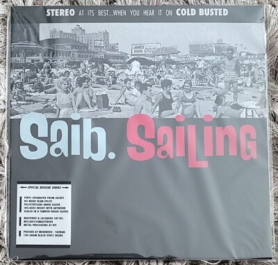 Saib Sailing LP Black Vinyl US 2021 NEW! SEALED!! - Cold Busted