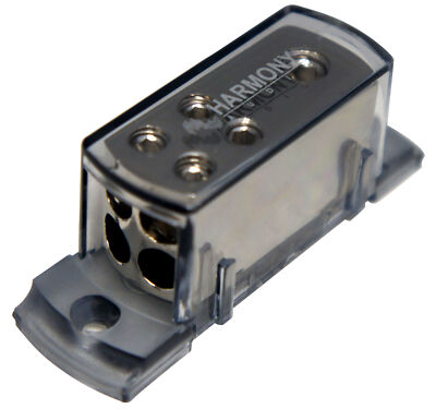 Harmony Audio HA-NFD4 Car Audio Wire Distribution Block (1) 4GA IN (4) 8GA OUT