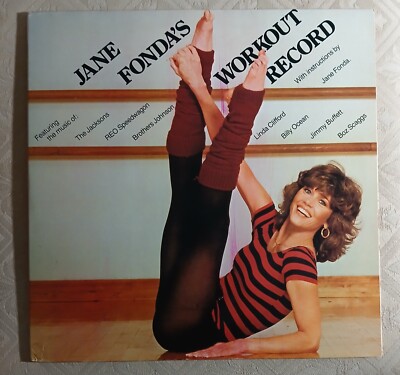 Jane Fonda's Workout Record CBS 1981 Electronic, Rock, Funk/Soul Health Fitness