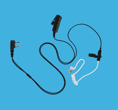 2-Wire Professional Transparent Tube Earpiece PTT  for Tytera TYT-900 TYT-800