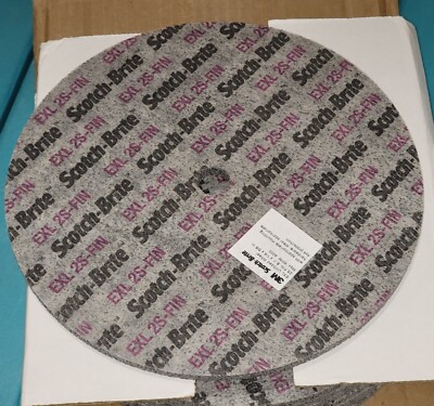 3M Scotch-Brite EXL 8  x 1/4  x 5/8  Deburring Finishing Unitized Wheel 2S Fine