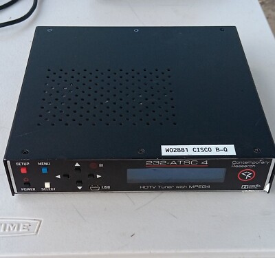 CONTEMPORARY RESEARCH 232 ATSC 4K HDTV TUNER NO POWER SUPPLIES