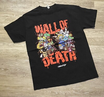 Mosh It Up  WALL OF DEATH'' Tee Large 