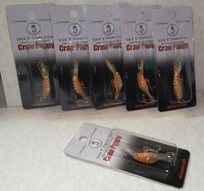 Luck E Strike Craw Pappy Fishing Lures, #10 Hooks, ( CP2 ) 6 Pack