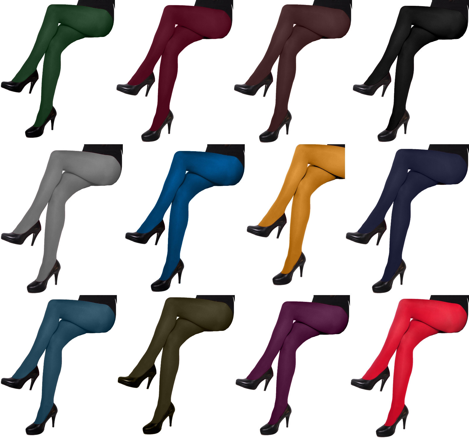 günstige Mikrofaser Strumpfhose 60 Den viele Farben Damen Mädchen 4XL 3XL 2XL S 