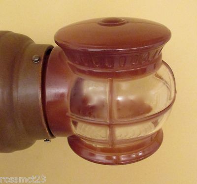 Vintage Lighting mid century Porch sconce by Porcelier. More available