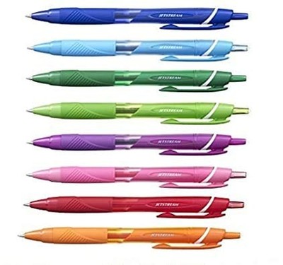 Uni-ball Jetstream Extra Fine Point Retractable Roller Ball Pens,-rubber Grip...