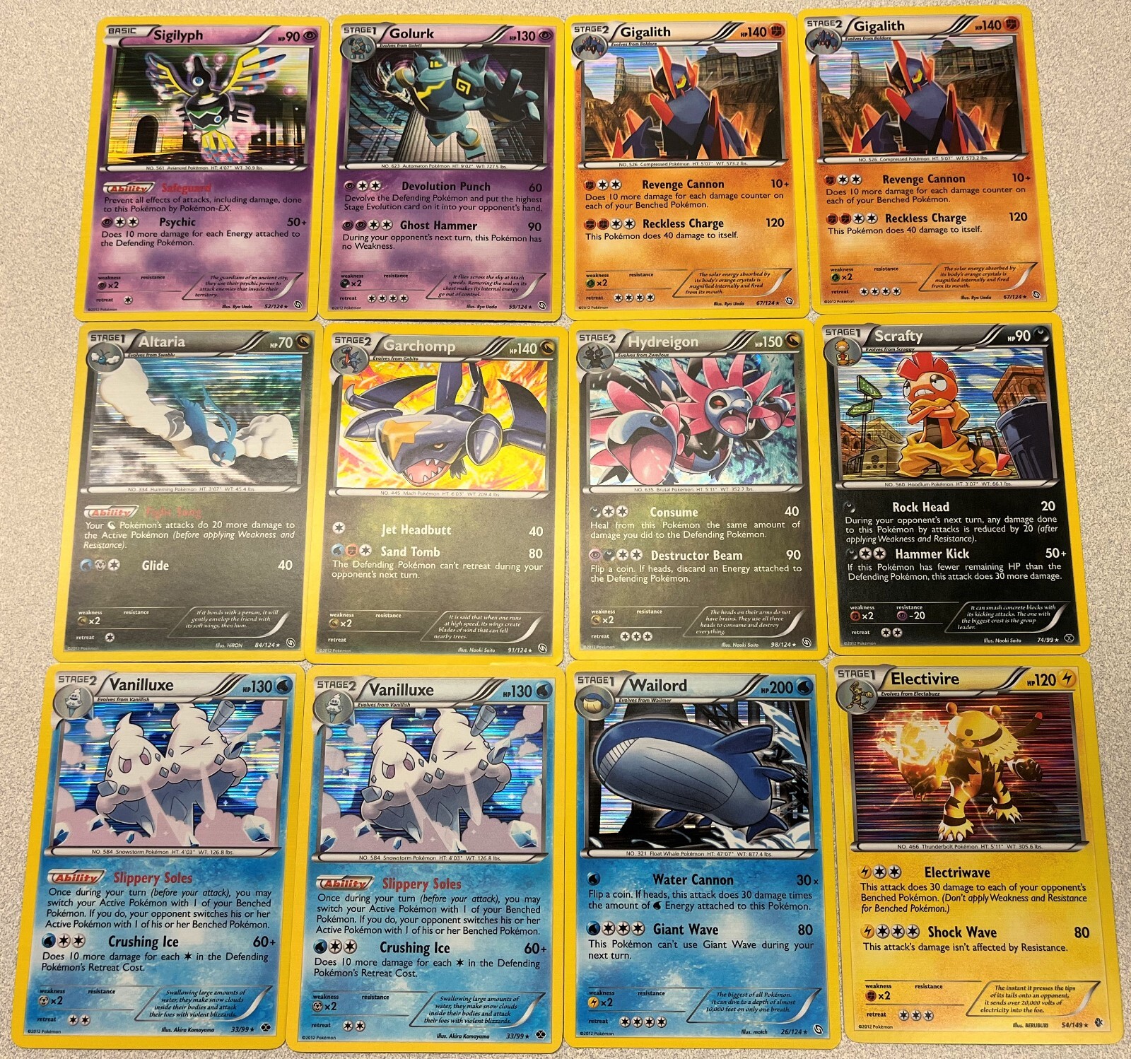 イーブイ ホロカード 2012 ブラック・ホワイト Eevee Pokemon 2012 Holo Black & White Collection Promo