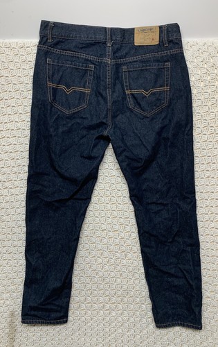 パンツ GANION MADE original denim M size Vintage Genes 1891 Jeans Mens 36x32 Aprx 36x30 Blue Denim
