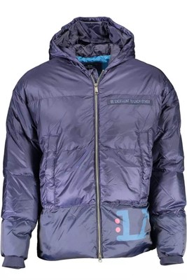 Pre-owned La Martina Elegant Blue Feather-down Hooded Jacket