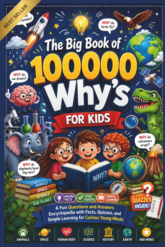 The Big Book of 100000 Why’S for Kids: a Fun Questions and Answers Encyclopedia