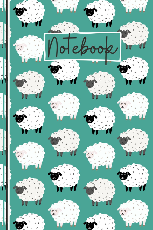 Sheep Notebook: Cute Sheep Lined Journal, the Perfect Novelty Sheep Gift for Any