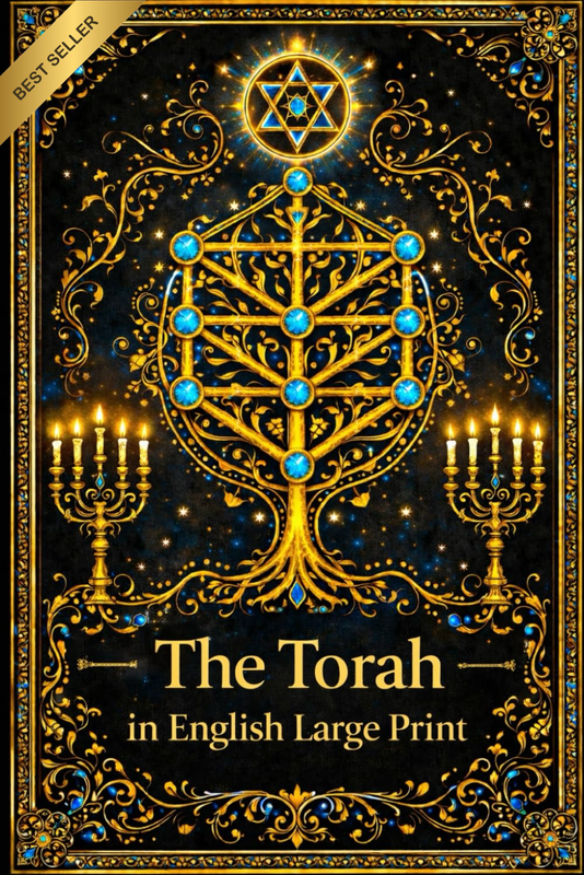 The Torah in English Large Print : the Five Books of Moses or Pentateuch תּוֹרָה