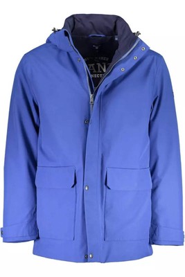 Pre-owned Gant Blue Cotton Men Jacket